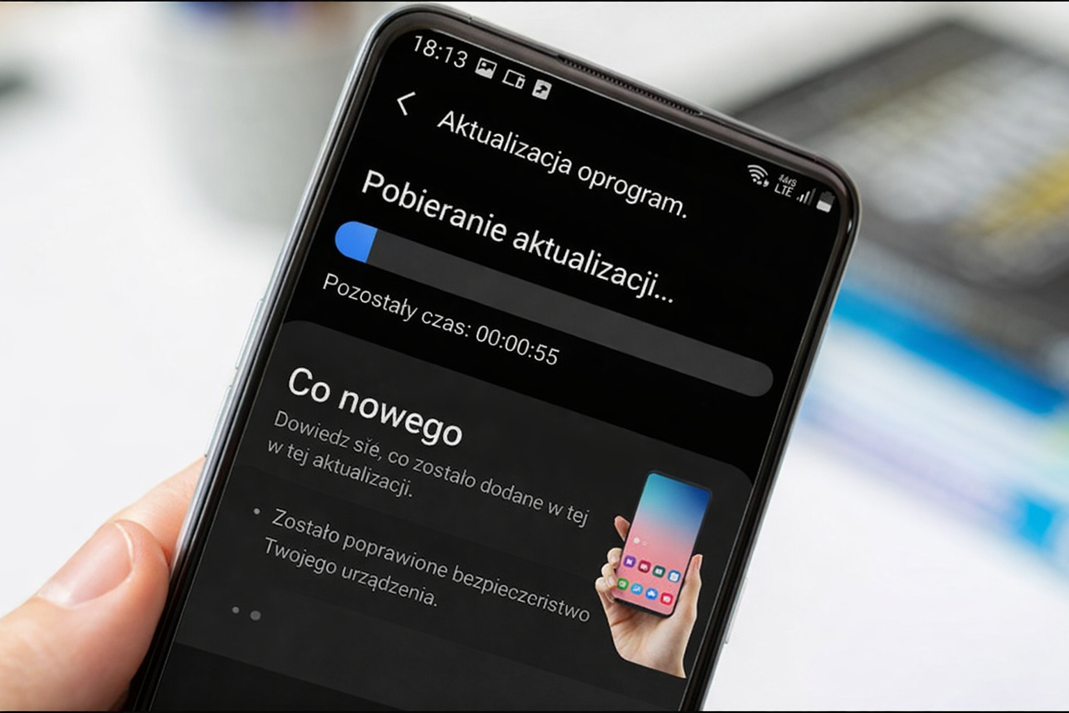Zaktualizuj oprogramowanie, aby zoptymalizować system i poprawić wydajność.