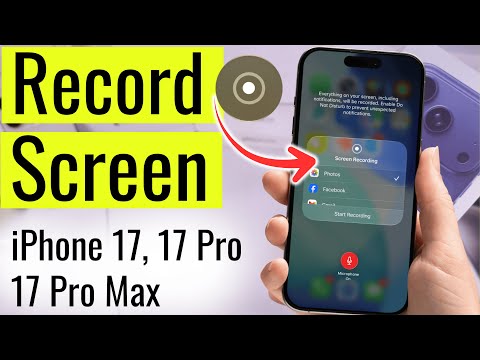 nagrywanie ekranu iPhone iOS 17 i 18