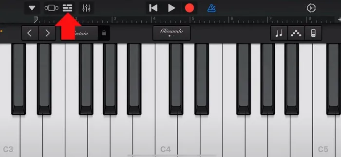 Otwórz aplikację GarageBand na iPhonie