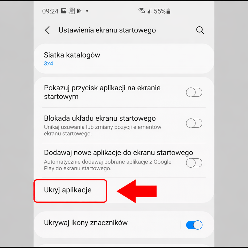  Jak ukryć aplikacje na telefonie Samsung