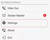 Wybierz Ustawienia, aby otworzyć konfigurację aplikacji.